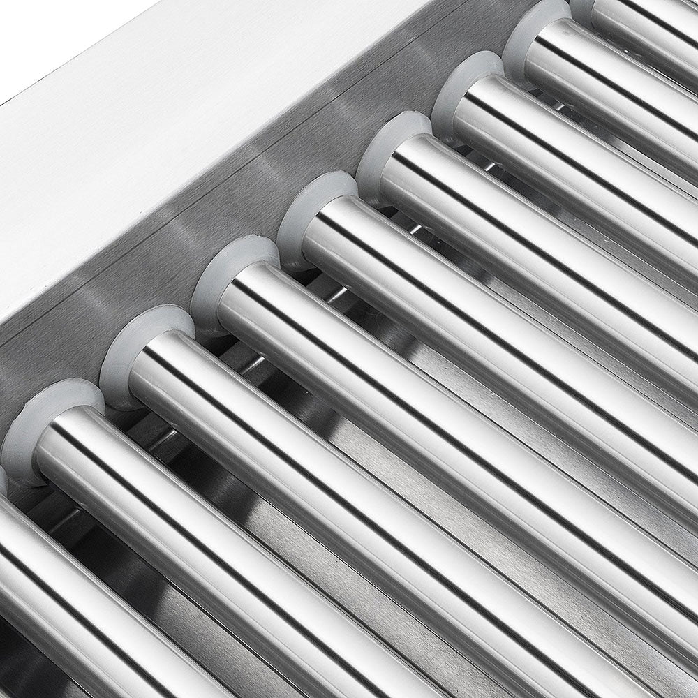 PartyHut Commercial Hotdog Machine 11 Roller and 30 Hot Dog Grill Cooker Warmer