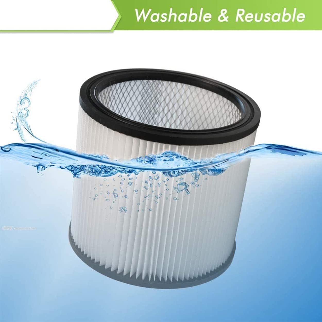 Anboo Replacement Filter for Shop Vac 90304 90350 90333 903-04-00 9030400 Vacuum Cleaner 5 Gallon and Large Wet
