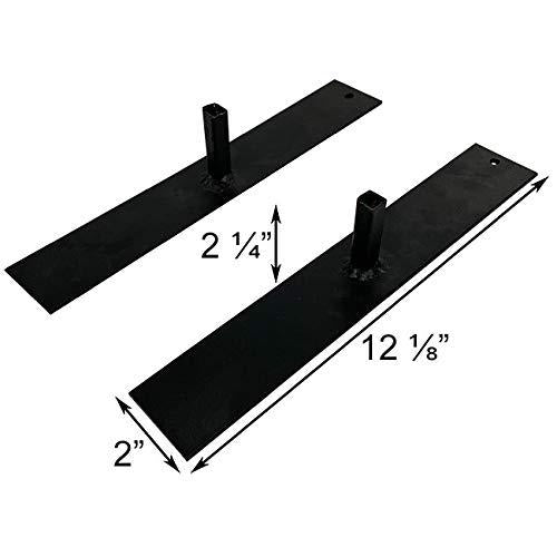 american garden works stsmb screen trellis stand (1 pair), matte black