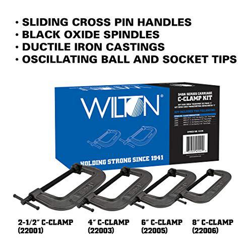 Wilton Tools wilton 540a series carriage c-clamp kit (11115)