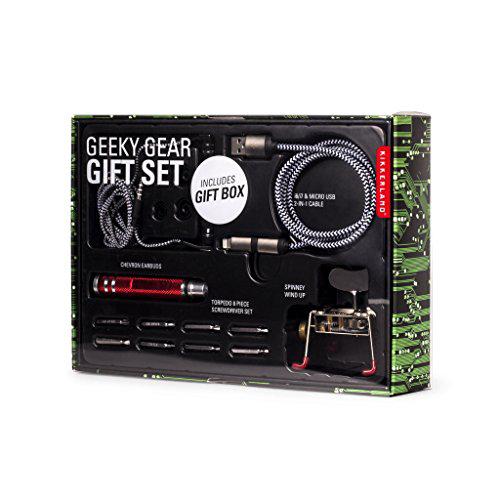kikkerland kit005 geeky gear gift set