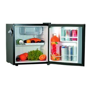Curtis Frigidaire 1.6 Cu. Ft. Retro Compact Refrigerator with Side Bottle Opener EFR176, Black