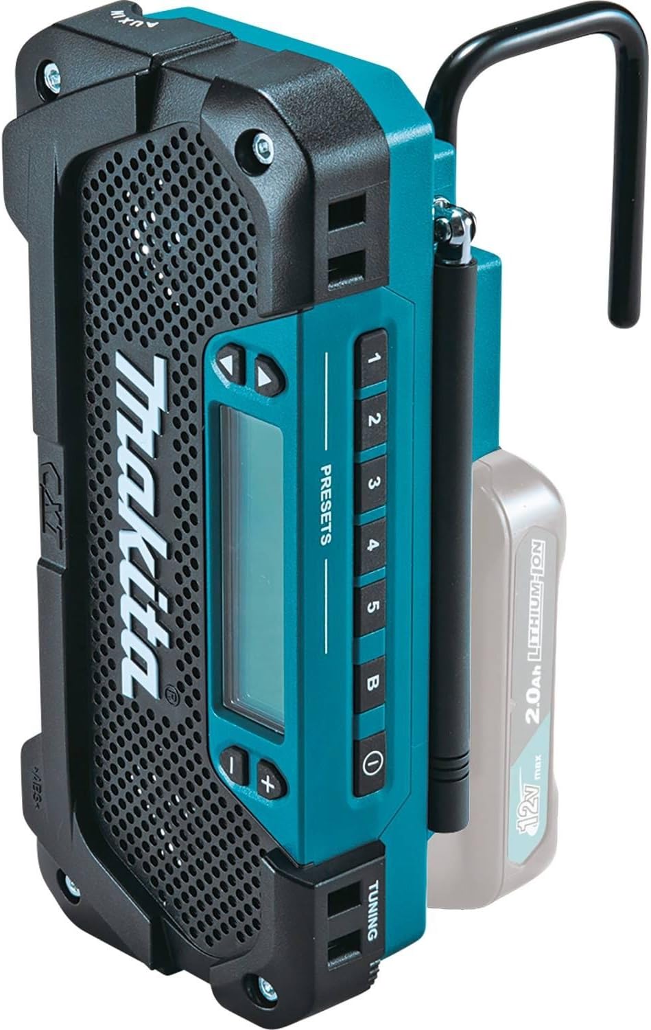 Makita RM02 12V max CXT&a;#194;&a;#174; Lithium-Ion Cordless Compact Job Site Radio, Tool Only