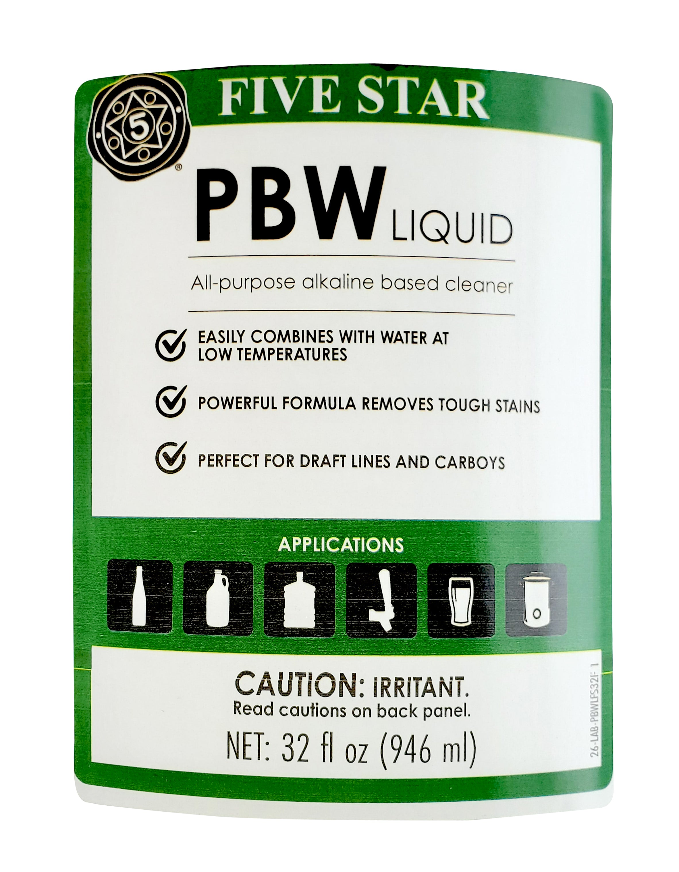 Five Star PBW Liquid Cleaner 32oz