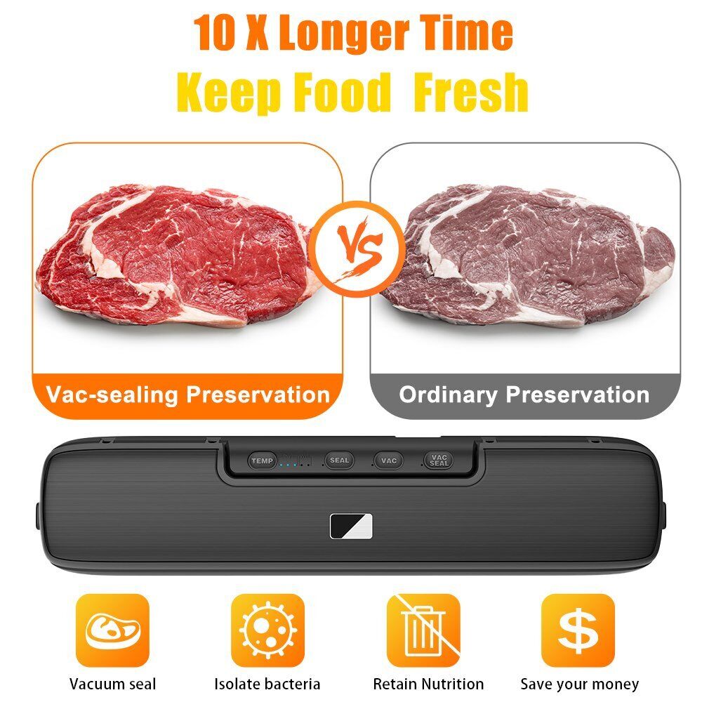 Great Choice Products Stock Vacuum Sealer Machine Food Preservation Storage Saver Automatic W/Seal Bag