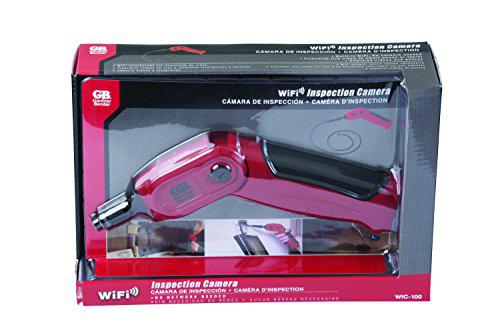 gardner bender wic-100 wifi inspection camera boroscope with accessories, red, black