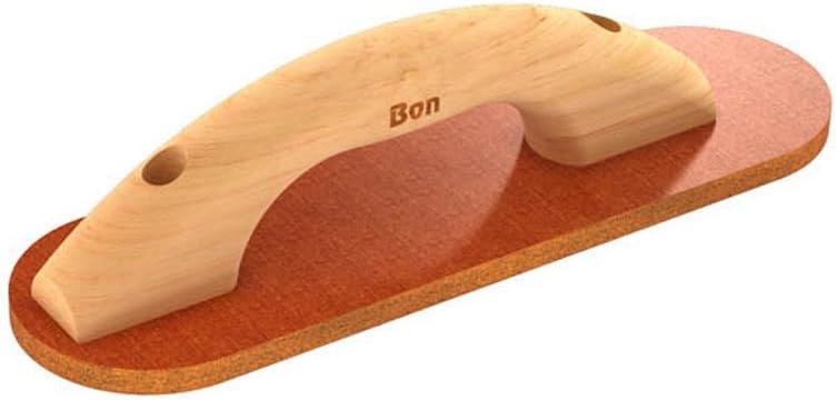 Bon Tool Bon 22-461 16-Inch by 3-1/2-Inch Round End Laminated Canvas Resin Float with Comfort Grip Handle