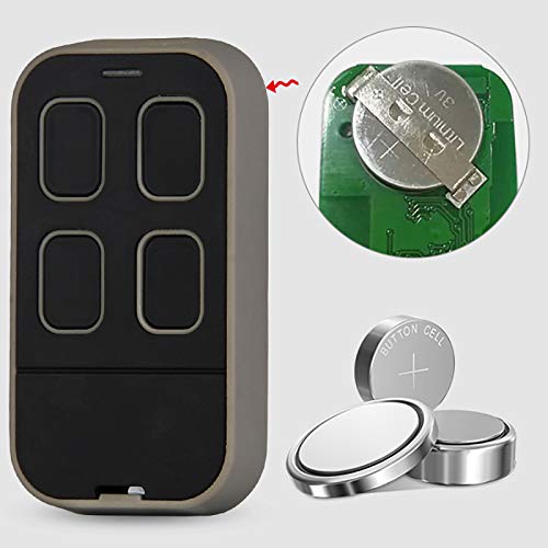 XIHADA Universal Garage Door Remote with Clip Universal Garage Door Opener Remote Universal Gate Remote Control Homelink Remote