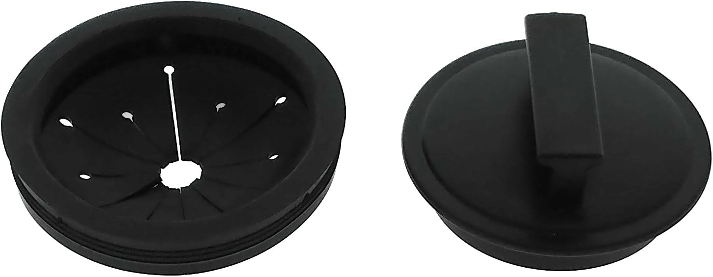 Essential Values Garbage Disposal Splash Guard / Sink Baffle and Bonus Sink Stopper, Fits Whirlaway, Waste King, Sinkmaster and GE Models - Guar