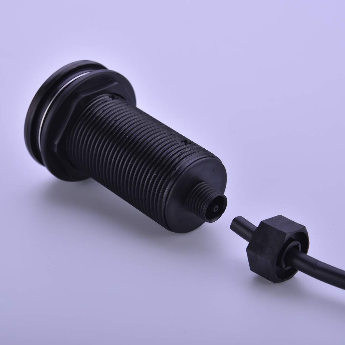 BeStill Sink Top Switch Push Button for Garbage Disposal, Oil Rubbed Bronze/ORB (Long Button with Brass Cover)