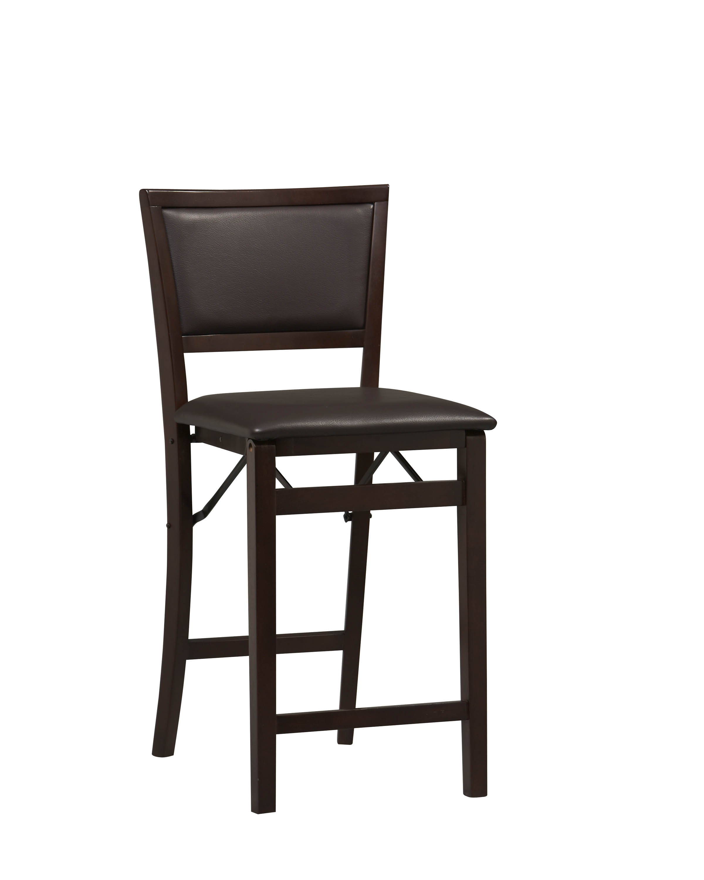 Linon Triena -Pad Back Folding Counter Stool 24
