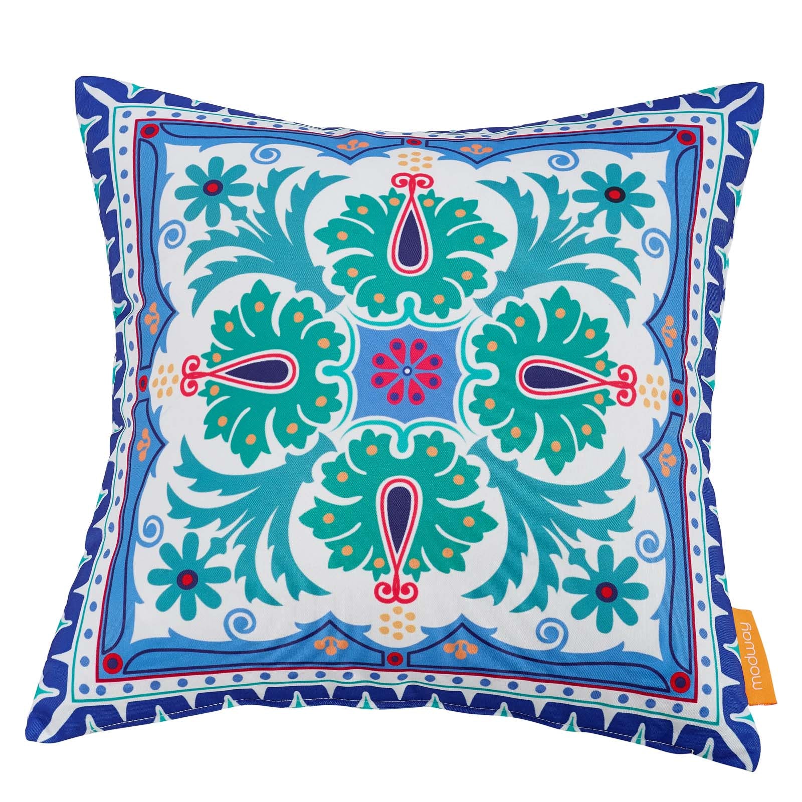 LexMod Modway Outdoor Patio Single Pillow in Clover