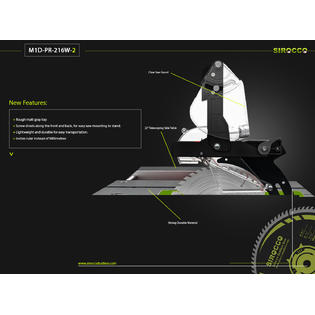 Sirocco Dustless Saw Sirocco Dustless Table Saw M1D-PR-216W-2. Extra 10% Off for Local Pick up @ Stafford, TX 77477