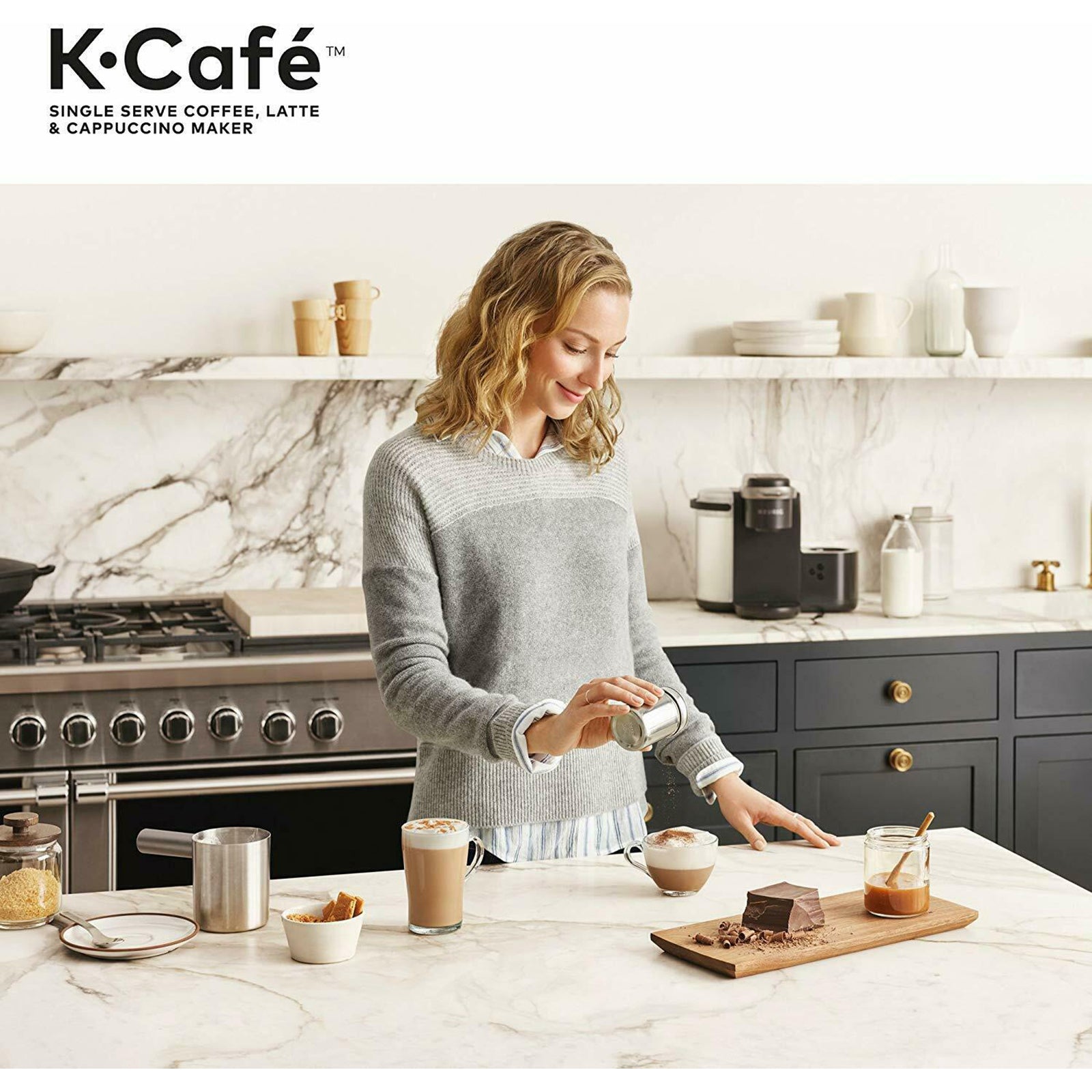 Keurig K-Kafe K-Cafe Single-Serve K-Cup Coffee Maker – Dark Charcoal