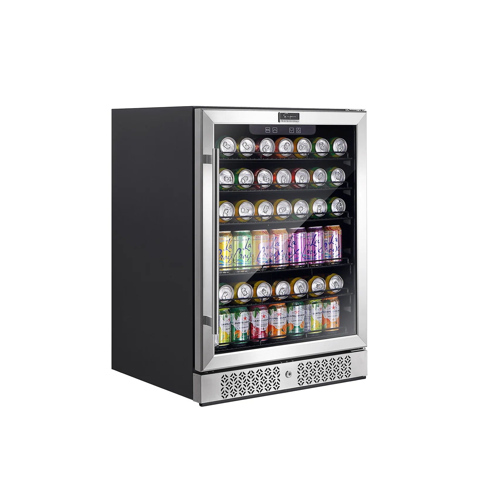 Empava 24 Inch Freestanding &a; Builtin Beverage Fridge BR02S