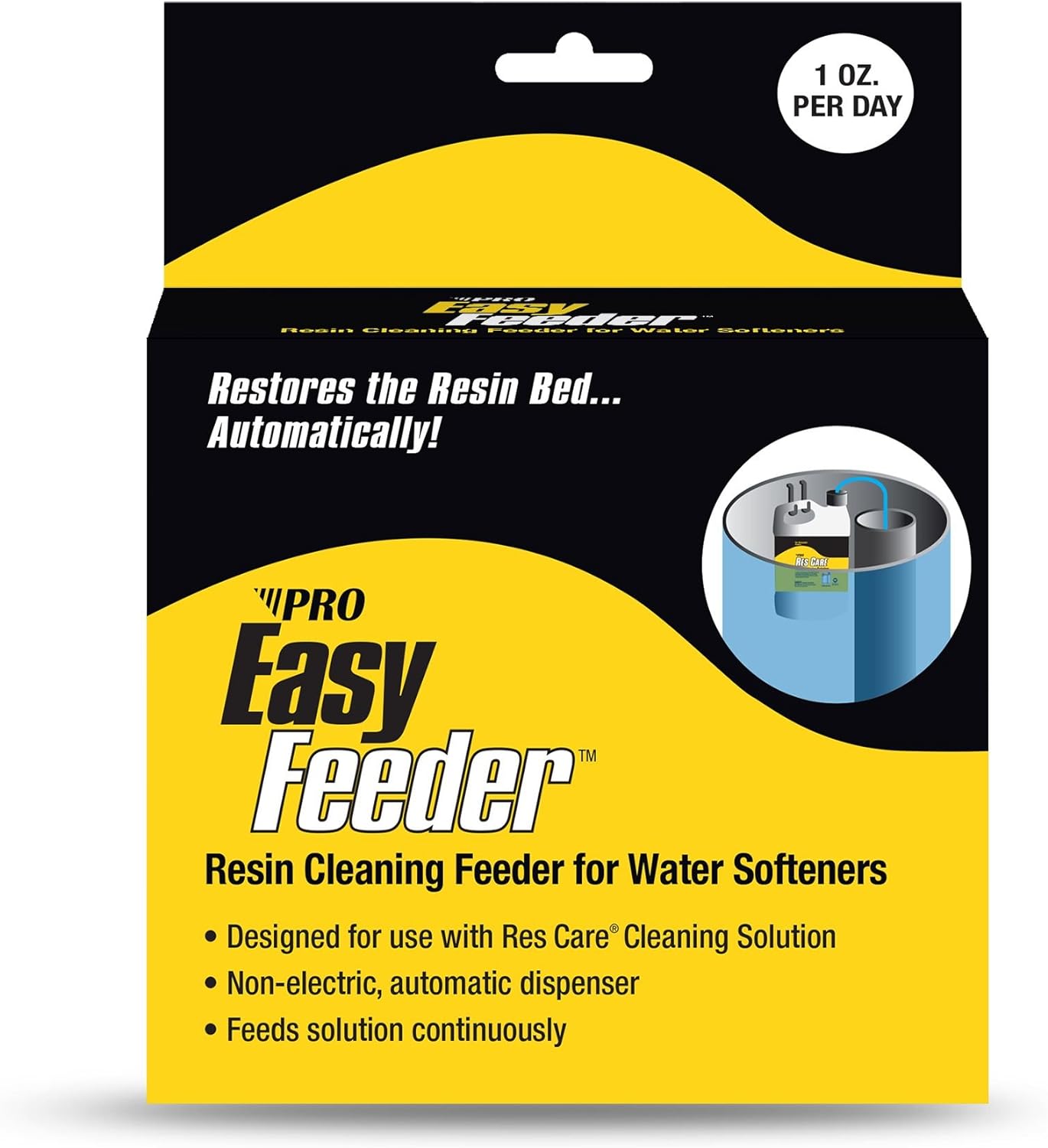 Pro Products, LLC Res Care Easy Feeder Starter Kit &a;#226;&a;#128;&a;#147; Complete Softener Cleaning System -- Dispenses Res Care Liquid