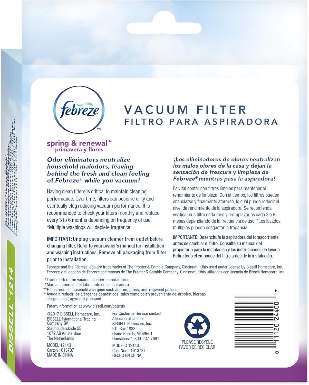 BISSELL Febreze Style 1214 Cleanview