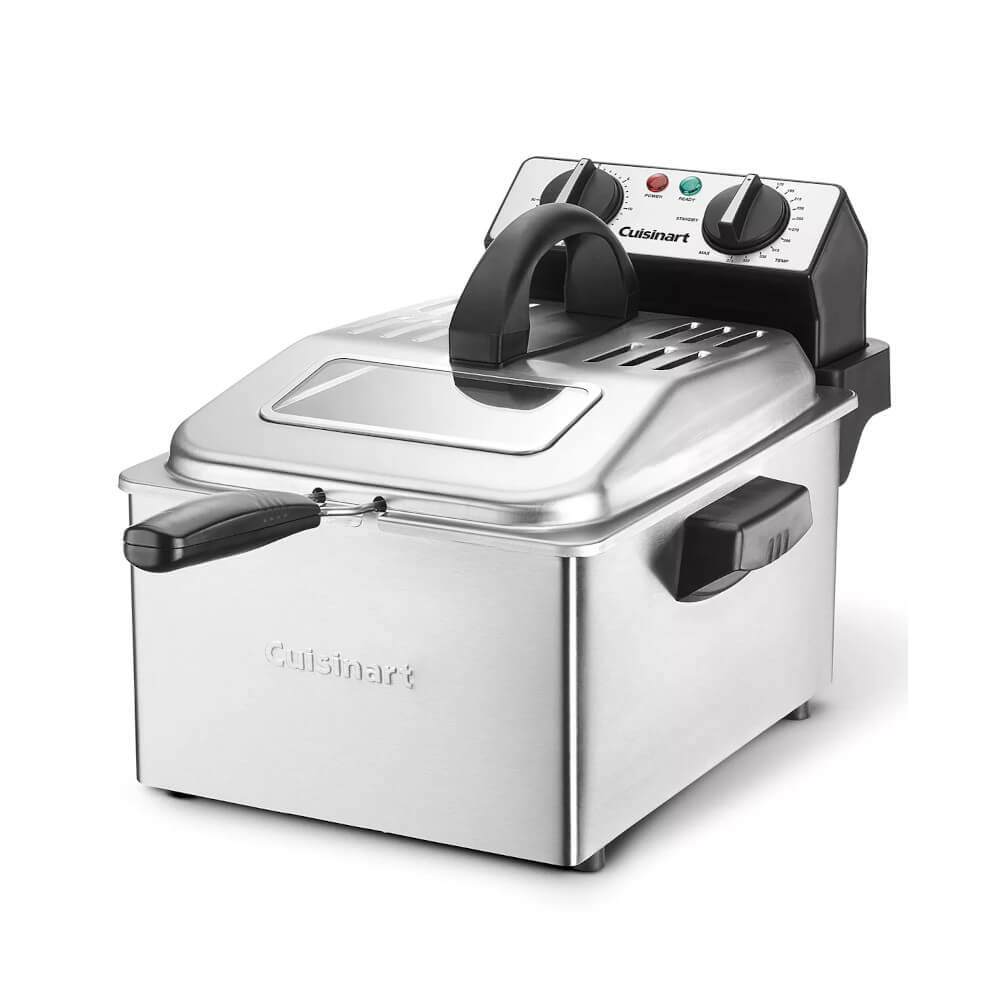 Cuisinart CDF200FR 4 Qt. Stainless Steel Deep Fryer - Factory Certified Refurbished