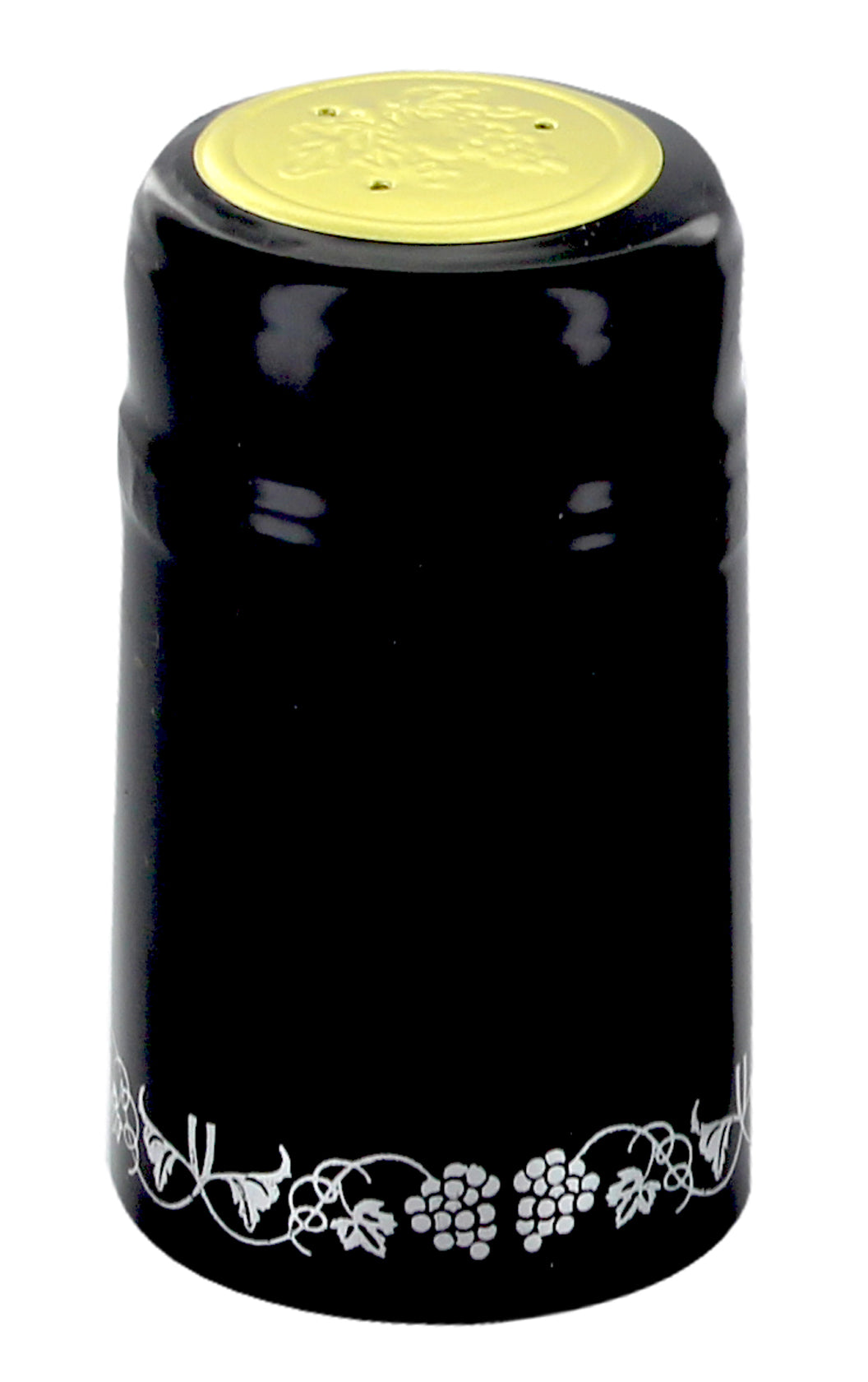 HOME BREW OHIO HOMEBREWOHIO.COM Home Brew Ohio Black With Silver Grapes PVC Shrink Capsules 8000 count