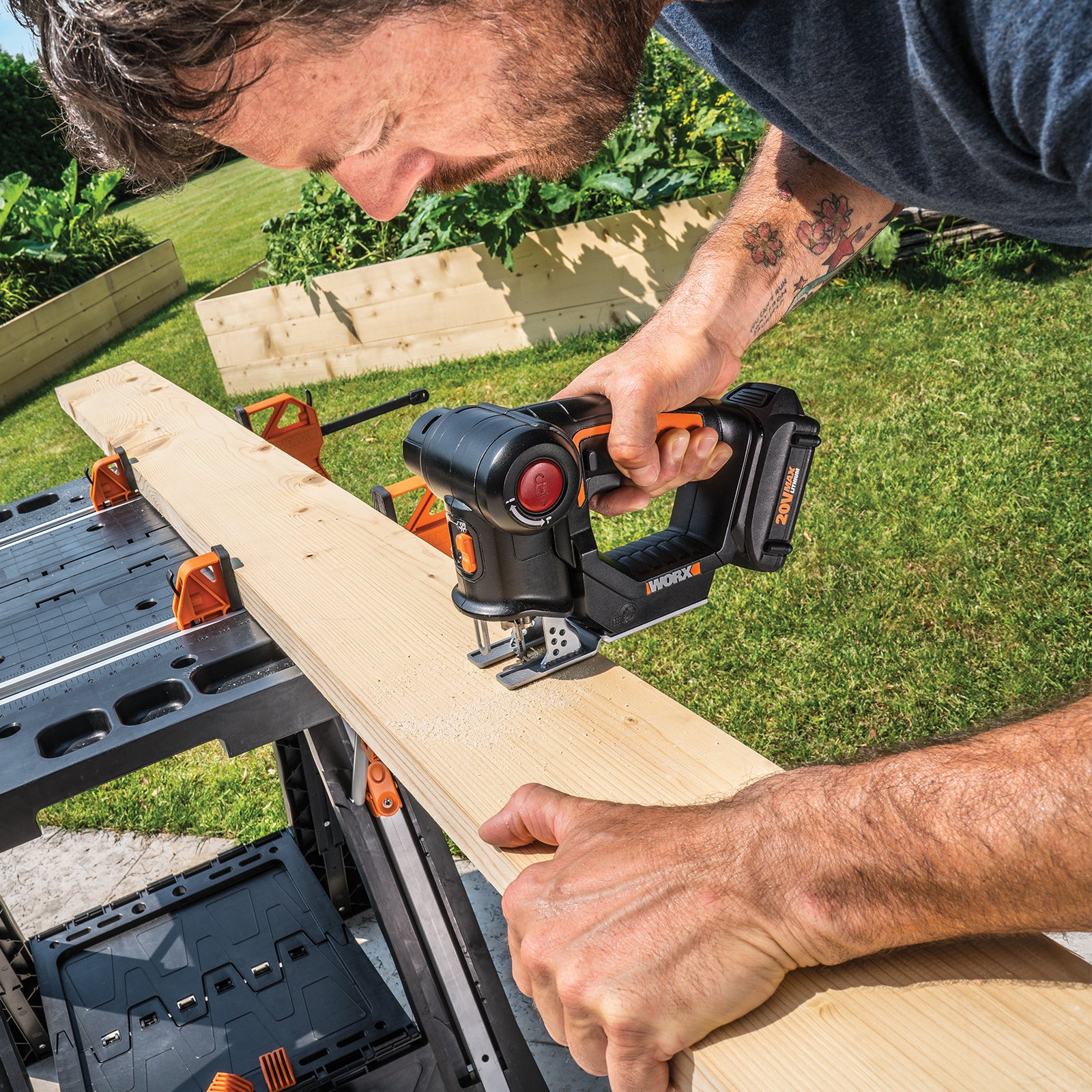 Worx AXIS -  20V JIG/RECIP SAW