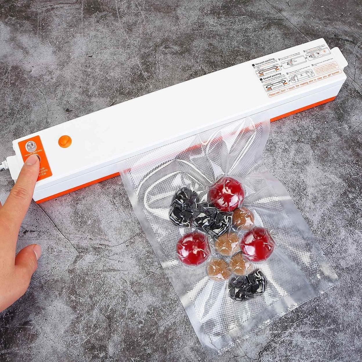 Dsermall Electric Vacuum Sealer Machine Household Automatic Food Vacuum Sealer Quick Sealing System Machine
