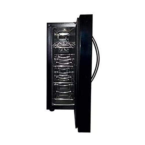 Koblenz 4-Bottle Free Standing Single Zone Fridge and Chiller Wine Cooler, One Size, Black