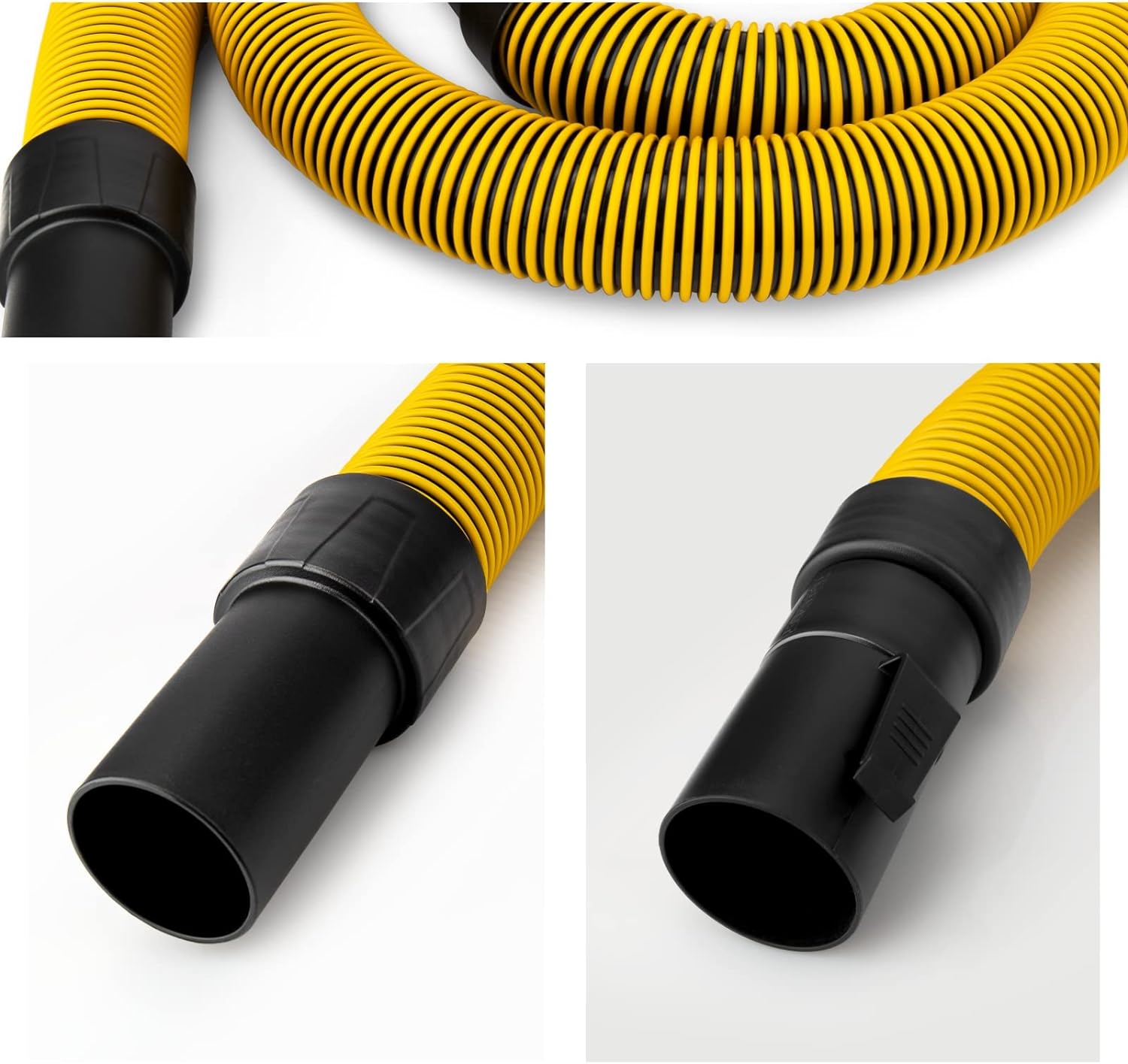 DEWALT DXVA19-2501 Durable Vacuum Hose, Compatible With DXV12P DXV14P DXV16P DXV16PA DXV16S, Yellow