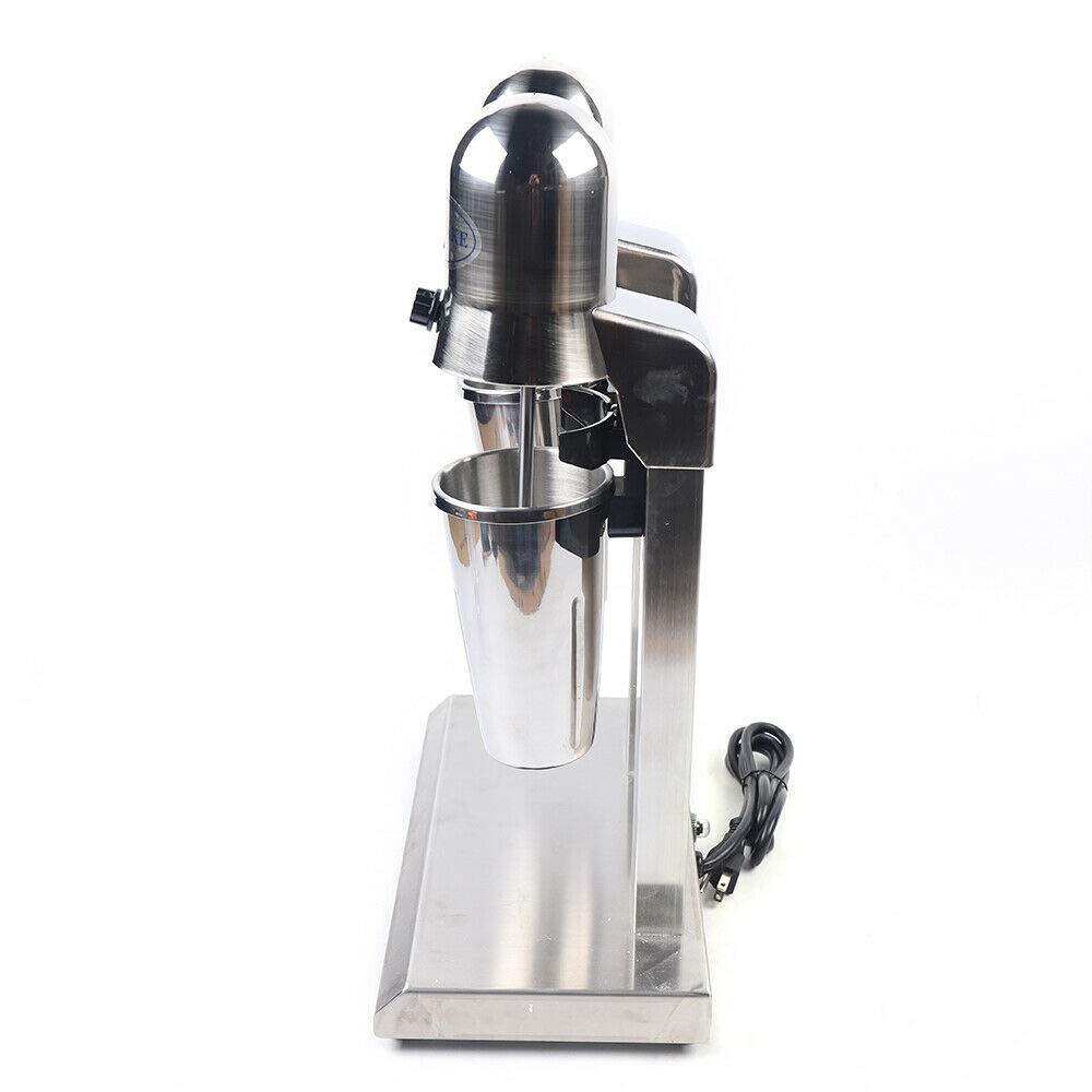 gdrasuya10 560w double head milk shaking machine mixer, stainless steel 2 gears speeds commercial milk shake machine 110v for