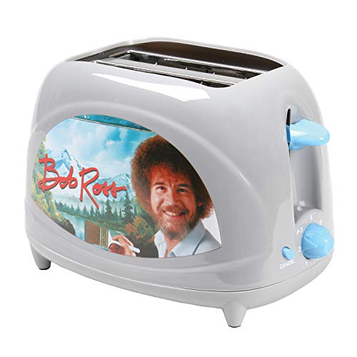 BobRoss Bob Ross Toaster - Toasts Bobs Iconic Face onto Your Toast