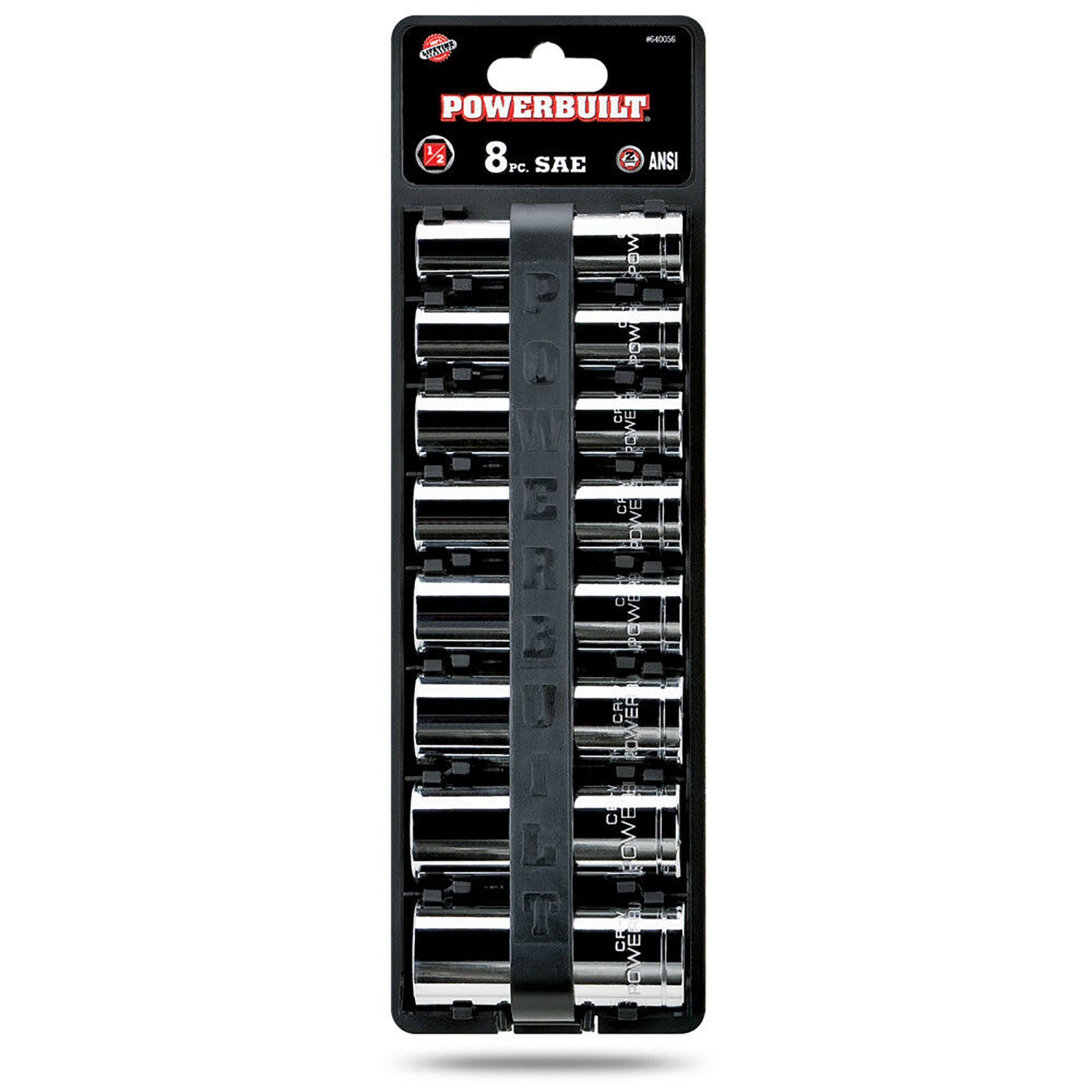 Powerbuilt 8pc. SAE Deep Well Socket Set