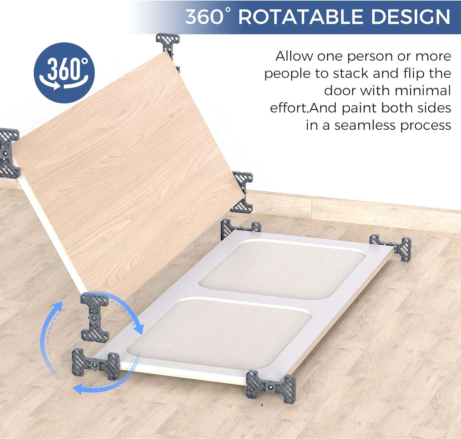 SAKER Paint Racks, New Magic Racks, Door Painting Drying Rack for Cabinet Doors, Paint Interior or Exterior Doors Trim