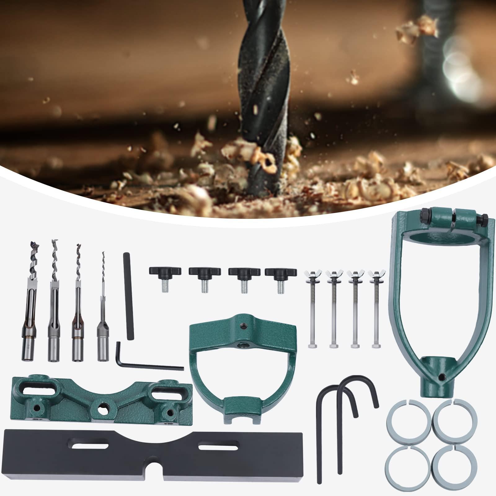 martexbuy mortising machine, tenon tools mortising attachment for drill press and woodworking mortise, bench drill locator se