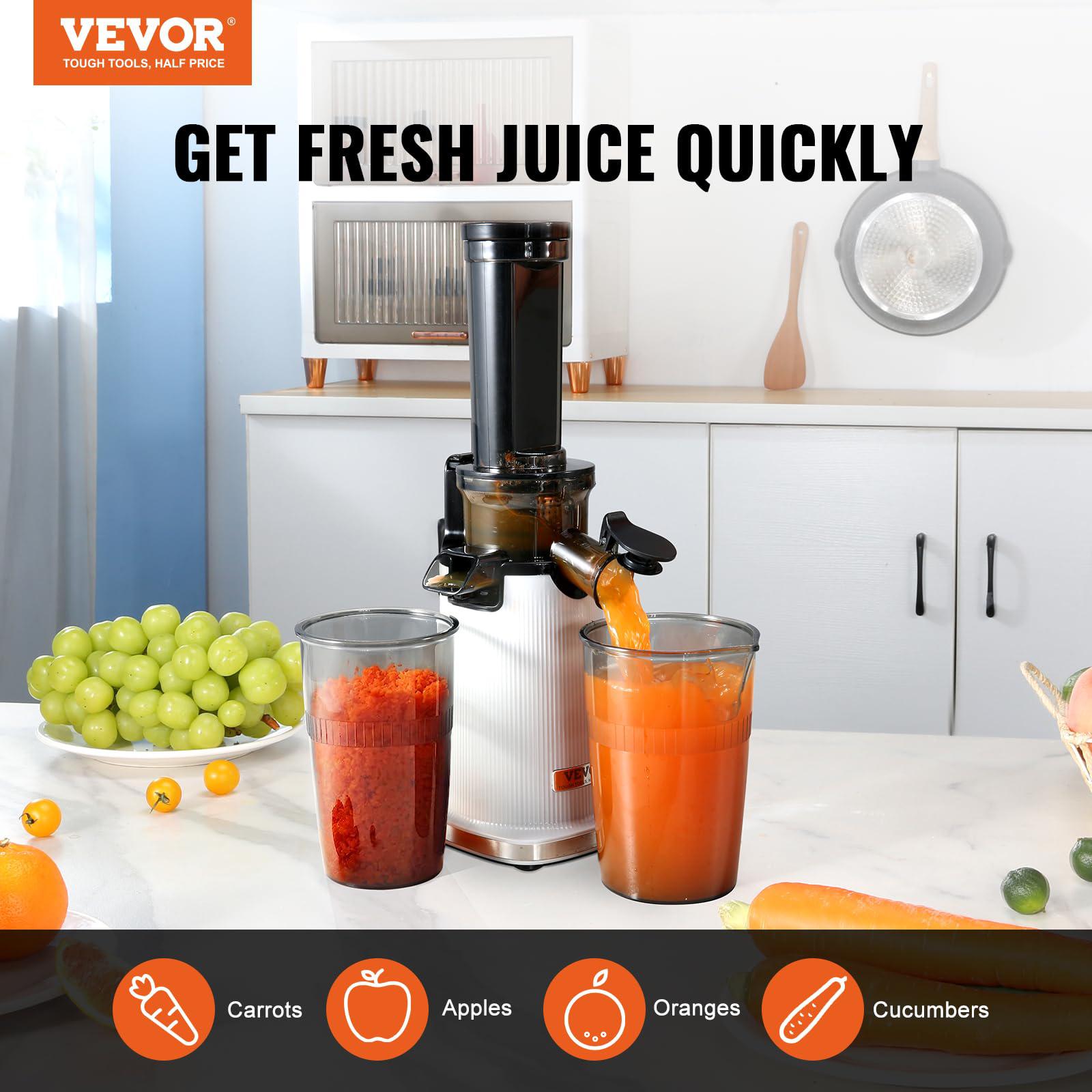 vevor cold press juicer machine, masticating juicer, 1.3