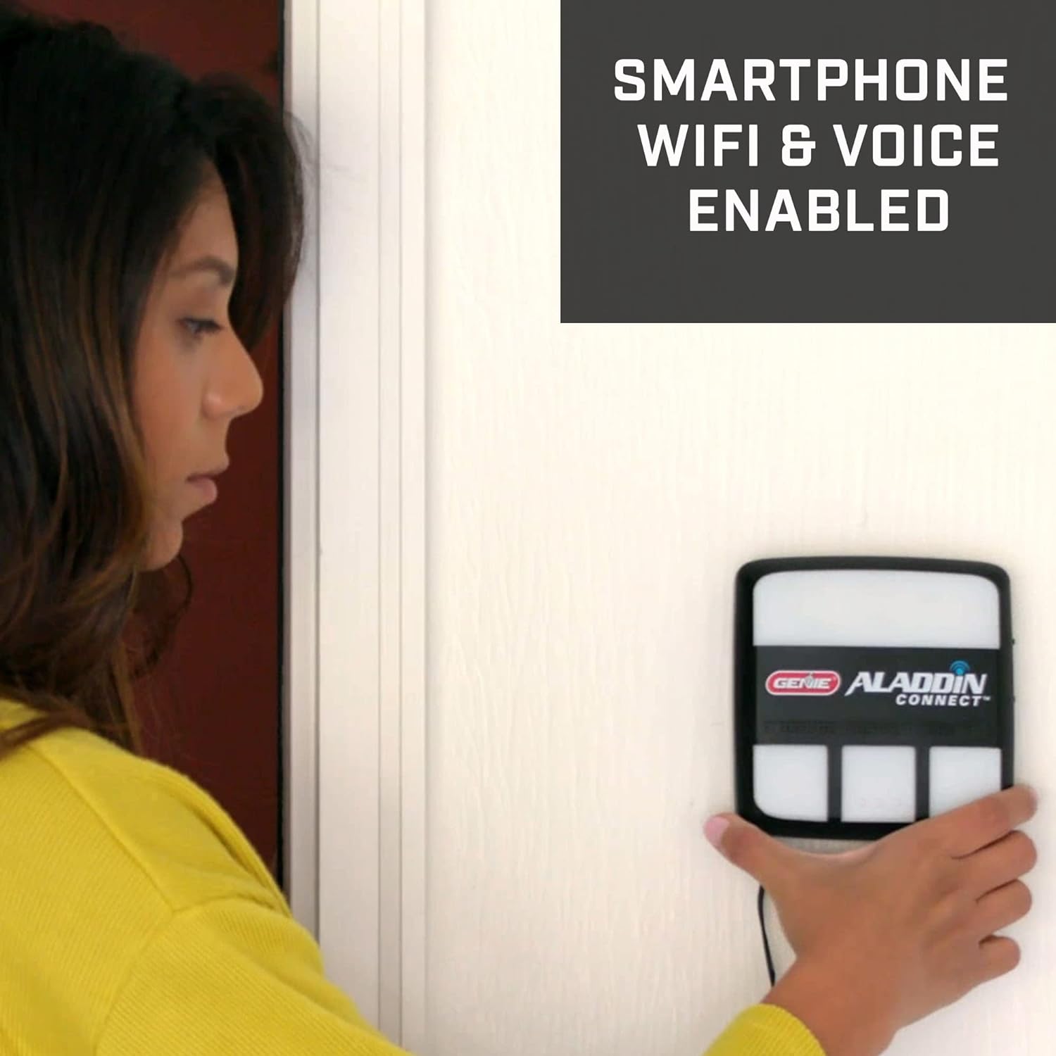 The Genie Company Genie ALKT1-R Aladdin Connect Smart Garage Door Opener, Kit, Works with Alexa