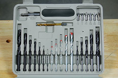 Rotorazer Saw official Rotorazer Professional 310-piece Contractors Drill Bit Set for Bits, Screws and Parts for Screwdrivers, Saws, Drills, W