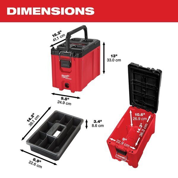 Milwaukee Tool 48-22-8422 Packout Compact Tool Box