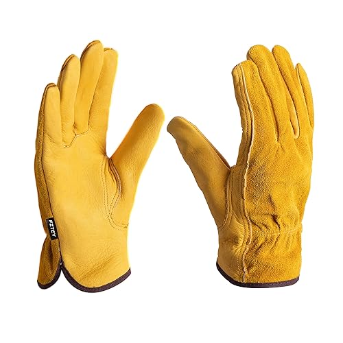 FZTEY Thorn Proof Gardening Men &a; Women Gloves Breathable Flexible 8(Medium)