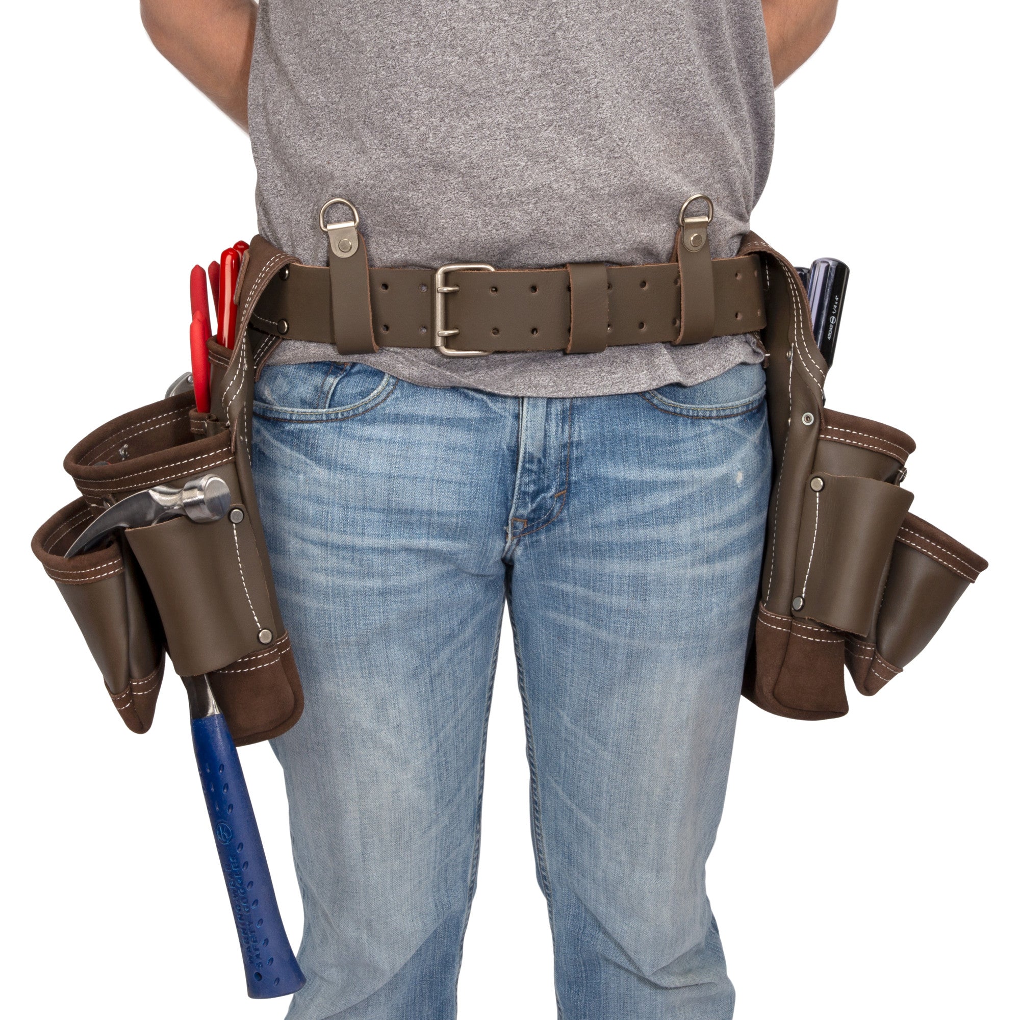 Estwing 14-Pocket Leather Framer&s;s Tool Rig / Apron