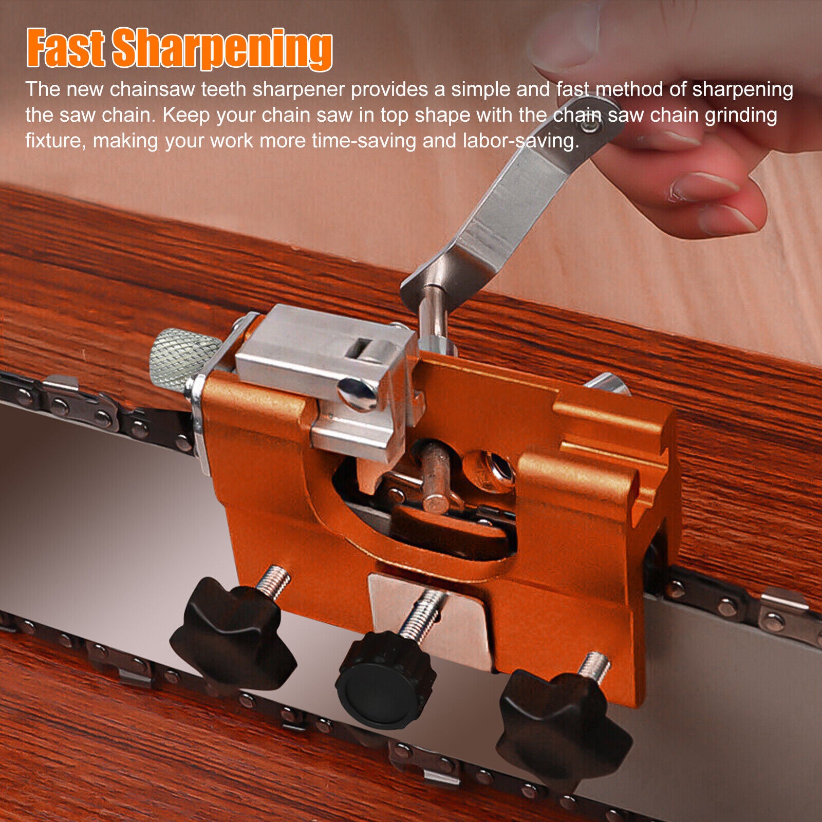 Great Choice Products Chainsaw Sharpener Jig Sharpening Tool Kit For 8-20