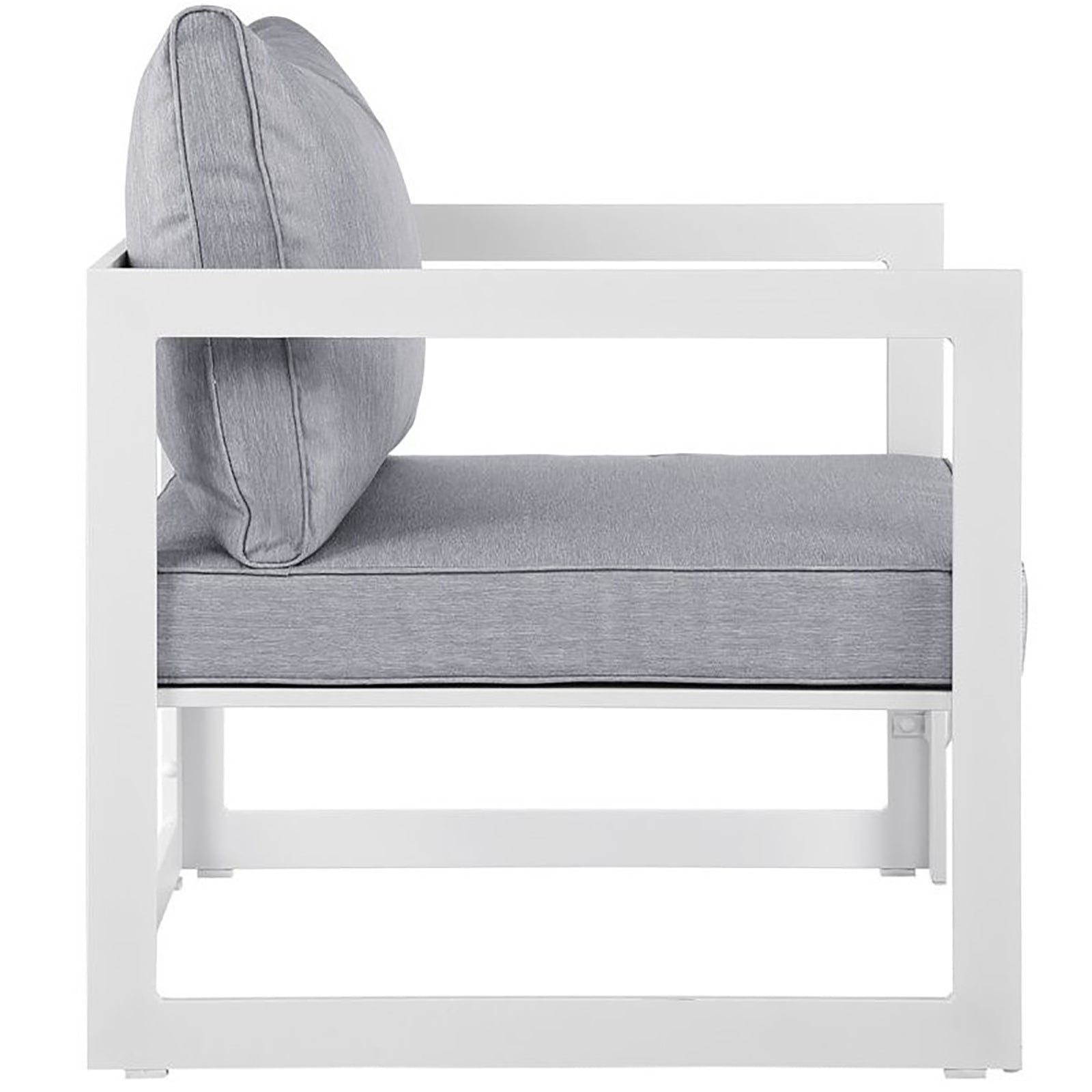 Modway Fortuna Outdoor Patio Armchair - White and Gray