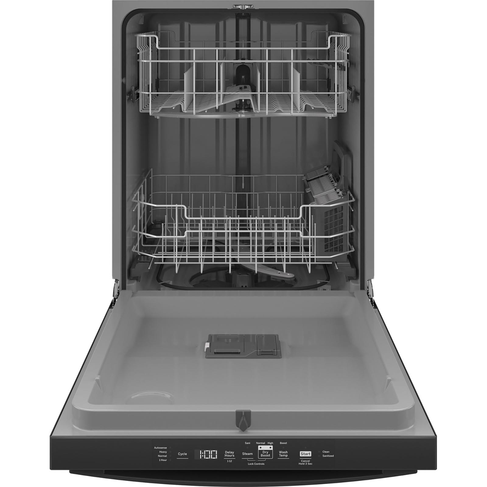 GE Appliances GDT550PGRBB GE&a;#174; Top Control with Plastic Interior Dishwasher with Sanitize Cycle &a; Dry Boost - Black