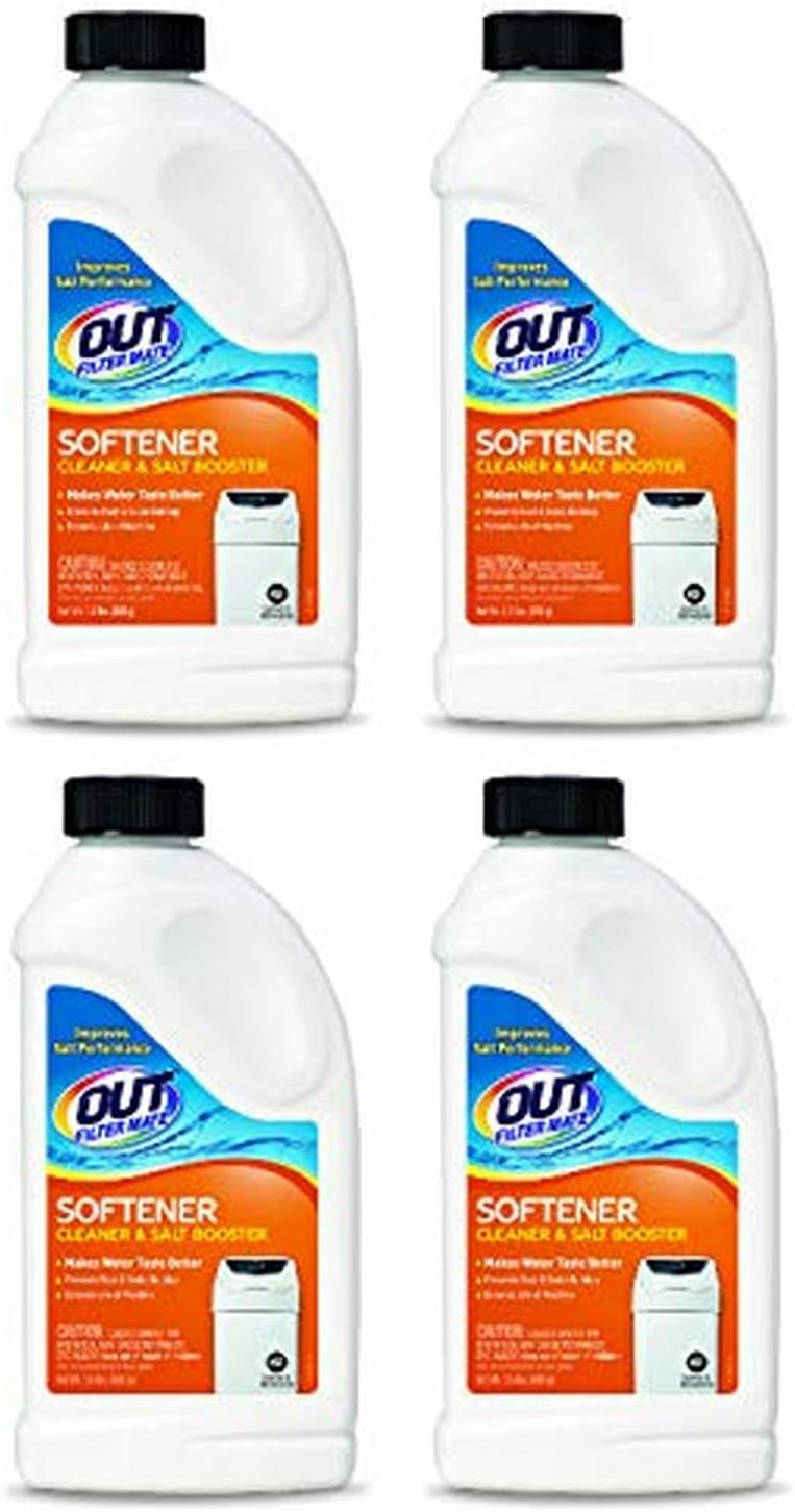 Summit Brands OUT Filter Mate&a;#194;&a;#160;Water Softener Cleaner and Salt Booster Powder, 1 lb 6 oz Bottle, Twin