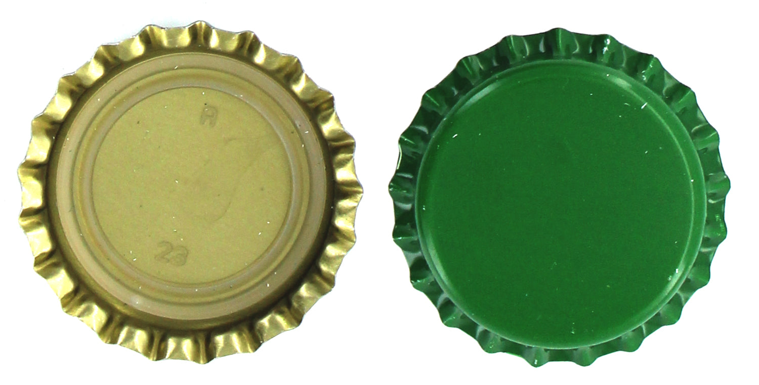 HBO Home Brew Ohio Crown Caps With Oxy-Liner - Case of 10,000 Caps Green