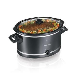 Hamilton Beach Brands Inc. Hamilton Beach, 8-quart Extra-large Capacity Slow Cooker, Black