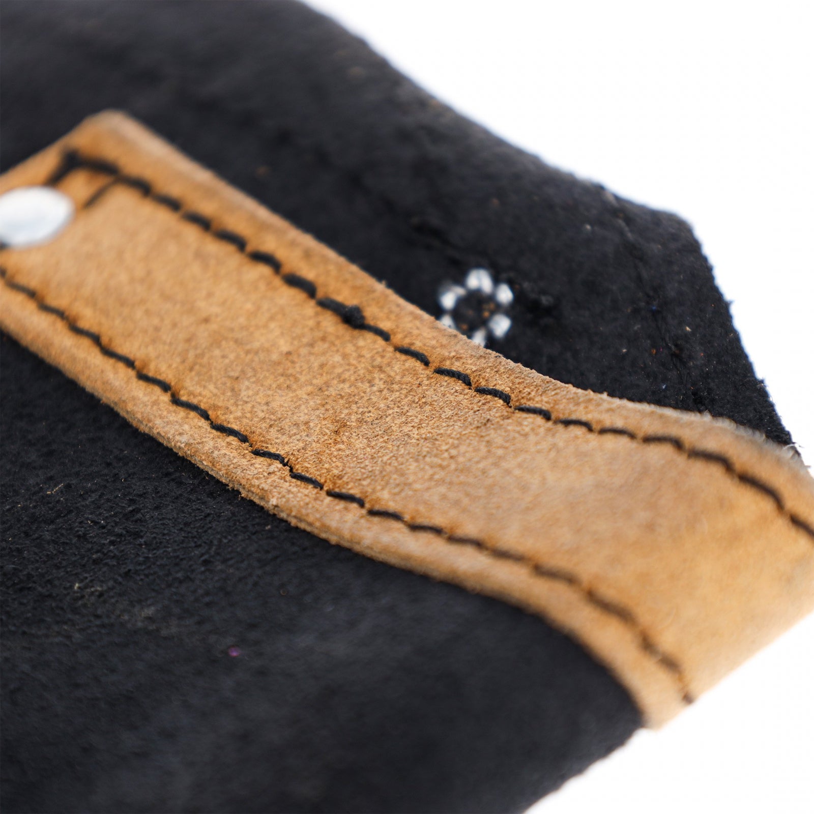 ToolTreaux 10 Pocket Suede Leather Tool Pouch Hammer Drill Tool Bag - Black