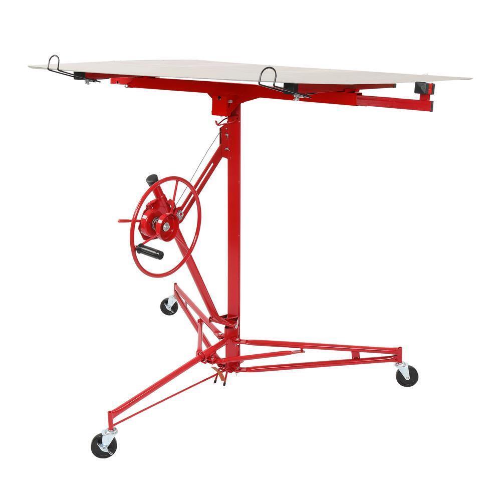 GCP Products 16 Ft Drywall Lift Plasterboard Panel Rolling Lifter Lockable Industrial Tool Us