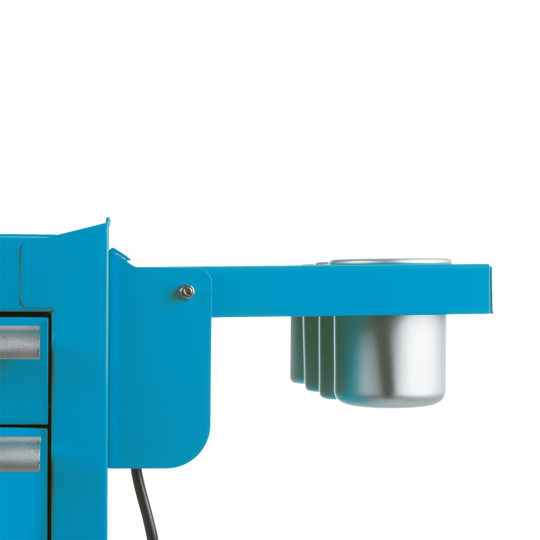 Viper Tool Storage V2STL Viper Tool Storage 18G Steel Folding Side Shelf With Power Strip And Usb Teal