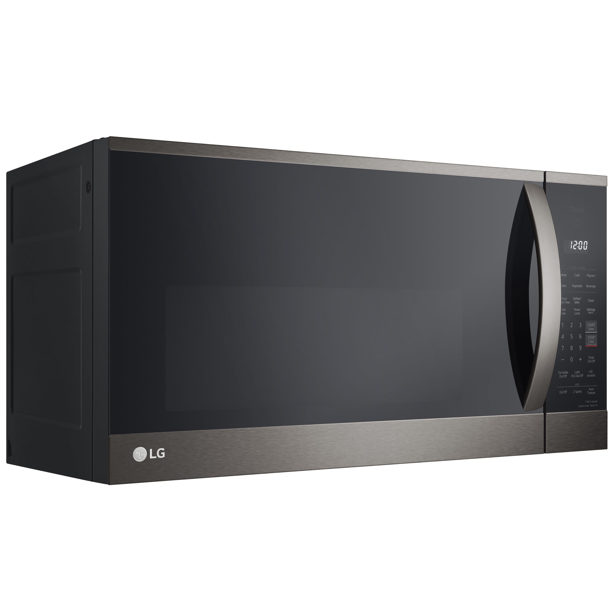 LG MVEM1825D  1.8 cu. ft. Smart Wi-Fi Enabled Over-the-Range Microwave Oven with EasyClean&a;#174; &a;#8211; PrintProof&a;#174; Black Stainless Steel