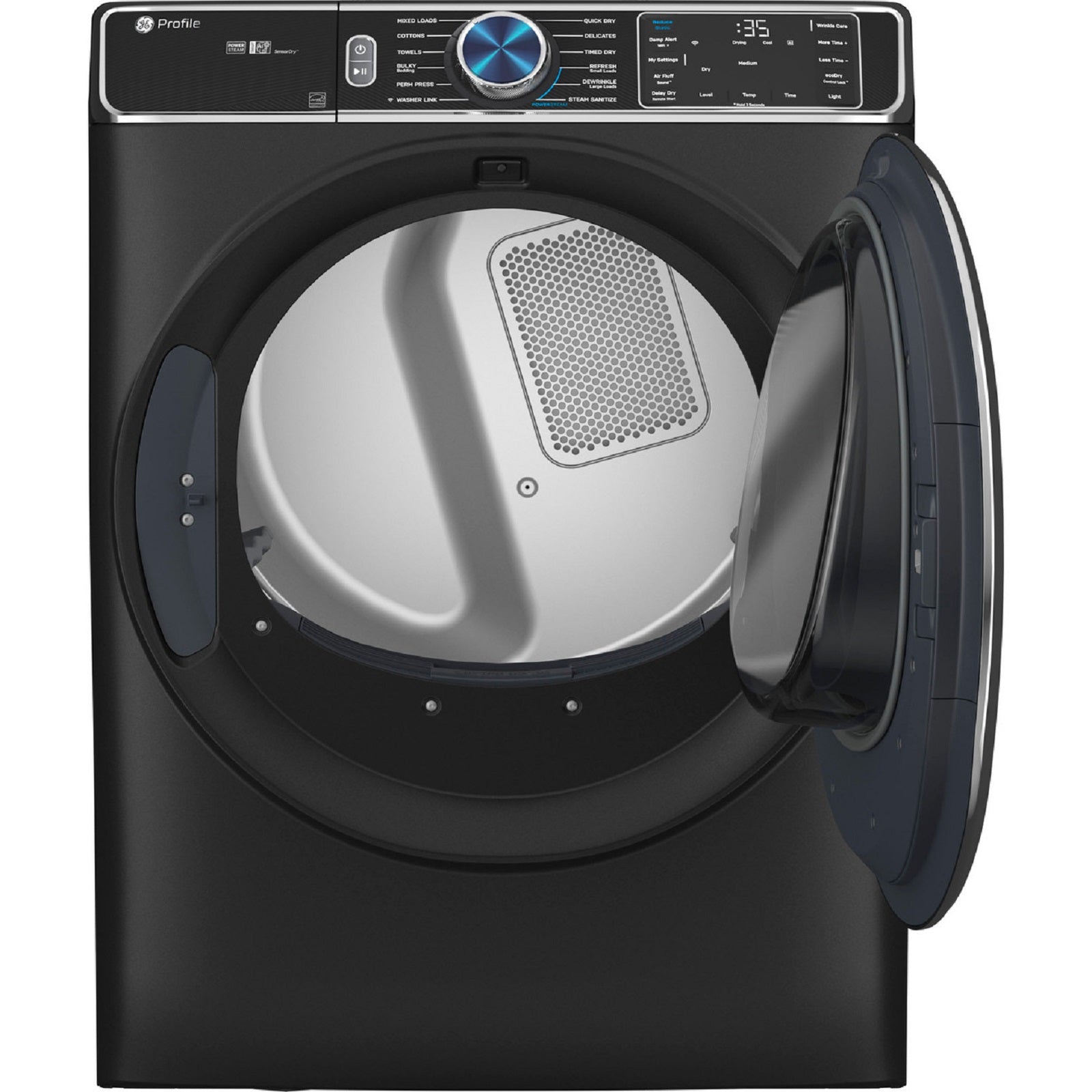 GE Appliances PFD95GSPTDS GE Profile 7.8 Cu. Ft. Capacity Smart Front Load Gas Dryer with Steam and Sanitize Cycle - Carbon Graphite