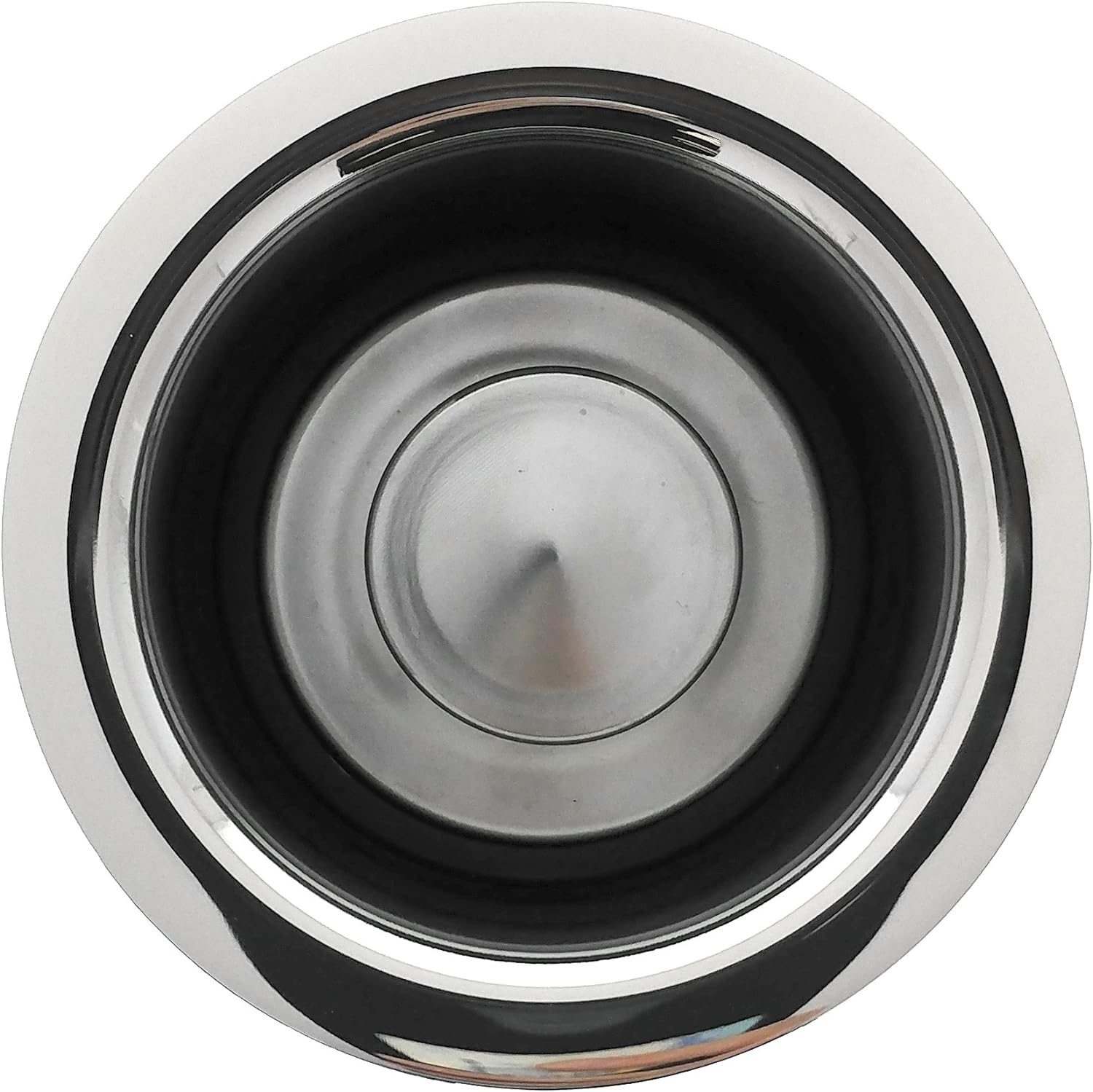 Essential Values Kitchen Extended Sink Flange, Deep Polished Stainless Steel Flange for Insinkerator Garbage Disposals and Other Disposers That